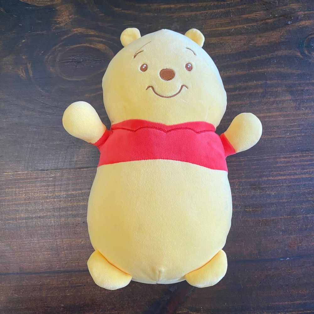 Disney Winnie the Pooh HugMees Squishmallows 12 Inch Yellow Plush Bear Toy